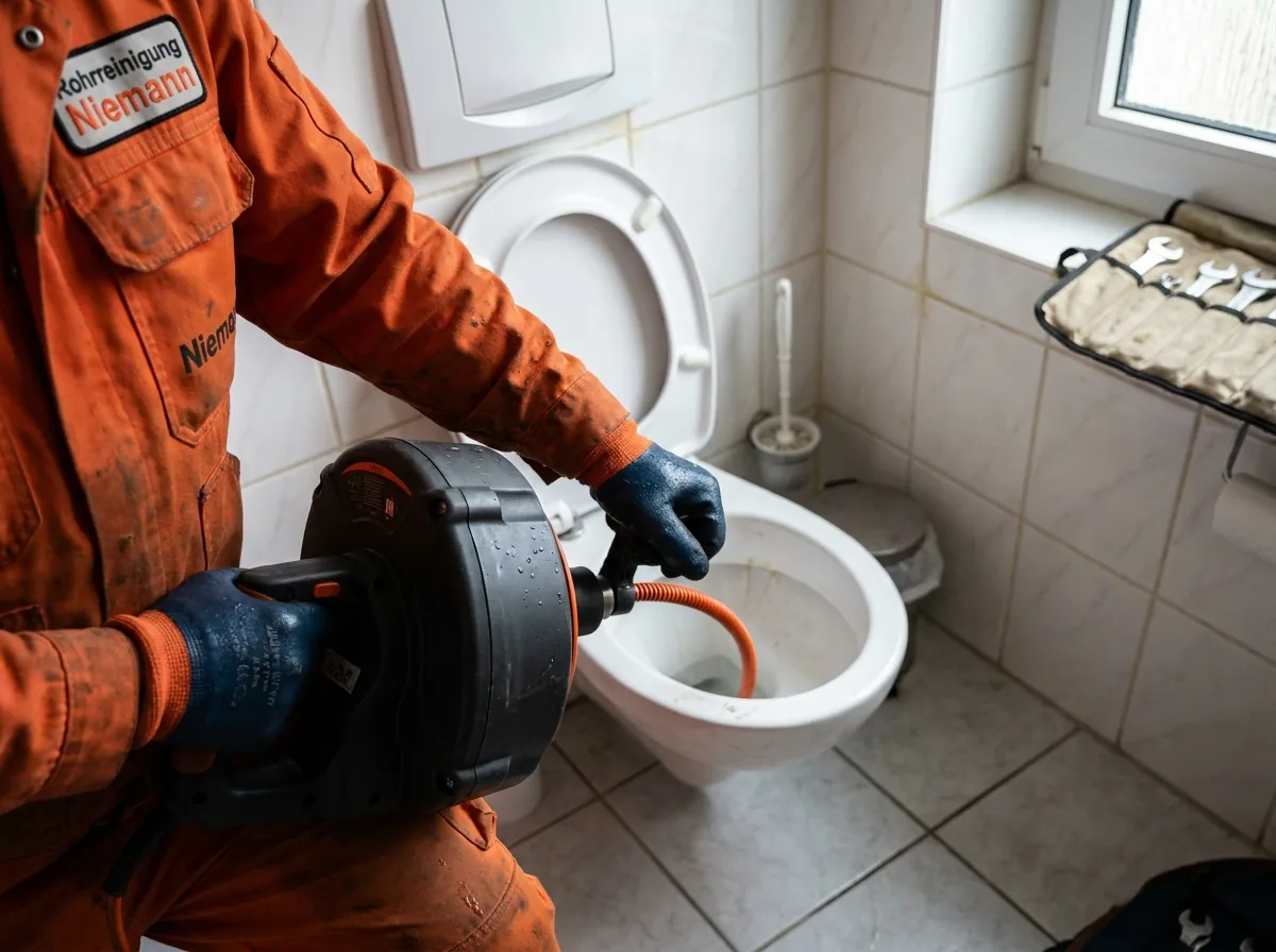 Verstopfte Toilette und Spüle — Spiralen-Notdienst